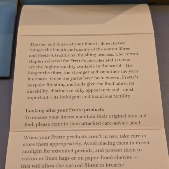 Frette Cascade Lounge Collection 2025- NWT Nightgown Blue Silk- Cotton - Picture 11 of 15